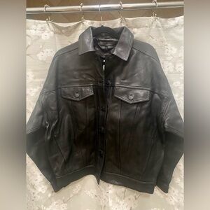 New J Brand Black Leather Jacket